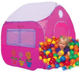 Casita Casa Juguete Niña Carpa Con 100 Pelotas Envio