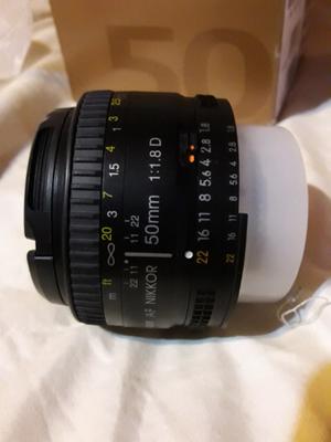 Objetivo Nikon 50mm 1.8