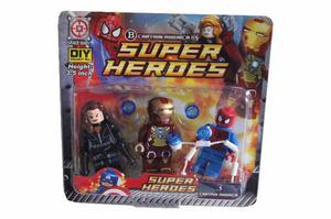 Oferta ! Muñecos Lego X3 Super Heroes Articulados HOMBRE