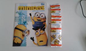 Vendo lote de 50 sobres llenos de figuritas de minions + 1