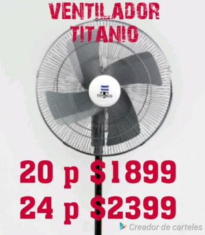 Ventilador titanio 20 y 24 pulgadas