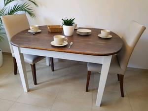 Antigua mesa madera maciza