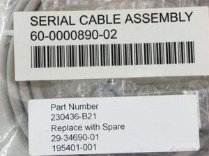 Cable Serial A Rj45 Hp Adaptador..original Nuevo.!