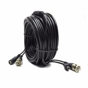 Cable Siames 20mts Camaras Dvr Audio Video Bnc 12v Armado