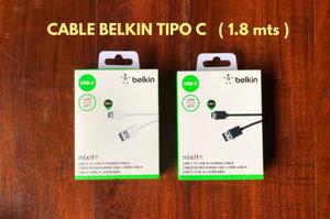 Cable tipo C marca belkin 1.8 mts