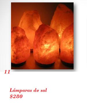 LAMPARAS DE SAL