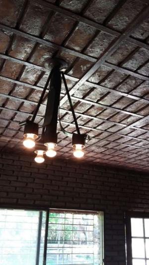 Lámpara de techo hecha de hierro (2 unidades)