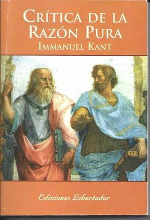 Crítica De La Razón Pura Immanuel Kant Nuevo