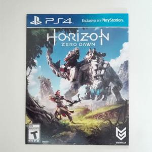 Horizon Zero Down Juego Ps4 Fisico Nuevo