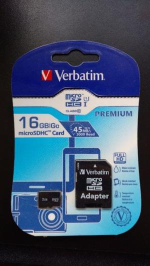 Memoria Micro SD Verbatim 16GB y 2GB