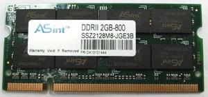 Memoria Notebook ASINT DDR2 2GB 800MHZ JGE3B