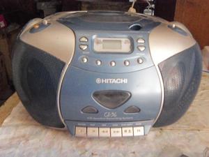 Radiograbador Hitachi, con cd