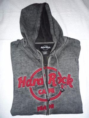 Buzo Hard Rock Cafe Miami con Capucha. Talle XL.Original!