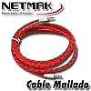 Cable Miniplug 3,5mm a 3,5mm Reforzado 1m NETMAK NM-C66