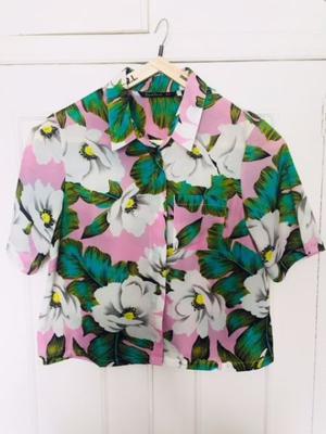 Camisa Daniel Cassin hawaiana corta. Talle S