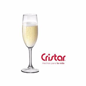 Copa Vino Flauta Champagne Vidrio Cristar Aragon 177cc Vaso