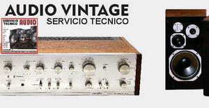 Equipos de audio Vintage Reparamos todas marcas.