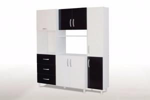 Mueble De Cocina Aparador Vajillero 7 Puertas 3 Cajones