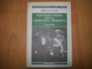 Partidos y Poder en la Argentina Moderna $150