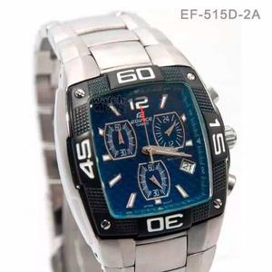 Reloj Casio Edifice Ef-515d Cronografo 100m Wr 100% Acero