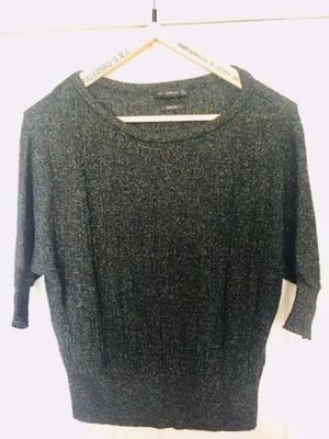 Sweater de lurex Zara, multicolor, manga 3/4. Talle S