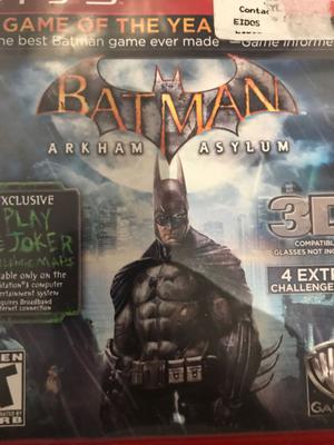 Vendo batman arkham asylum PS3
