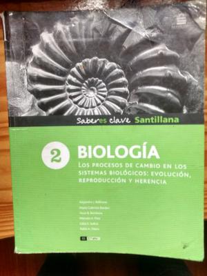 libro biologia 2 santillana usado