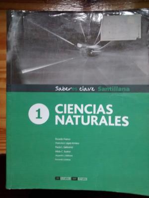 libro ciencias naturales 1 santillana usado