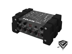 Nux Pmx2u Usb I/o Line Mixer Interface De Audio Music Box