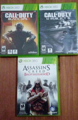 Call of duty y assassin creed original Xbox 360