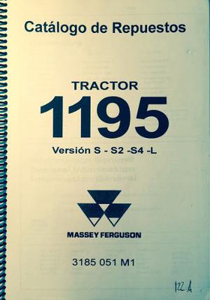 Manual De Repuestos Tractor Massey Ferguson  S S2 S4 L