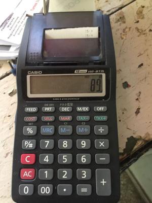 Máquina calculadora con ticket