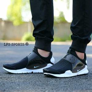 Nike Sock Dart Jacquard Black White - Hombre