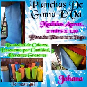 Planchas de Goma Eva