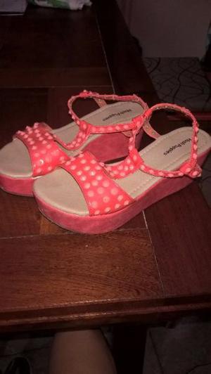 Vendo sandalias con poco uso