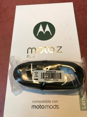 Cable Moto Z Play Usb Type C 100 % Original Motorola Nuevo