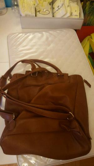 Cartera bolso marron