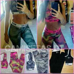 Conjunto Nike Tops + Calzas Mujer
