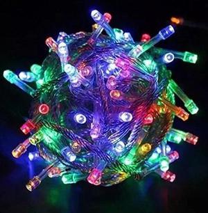 LUCES MUSICALES MULTICOLOR NAVIDAD 100 LEDS 9.5 MTS