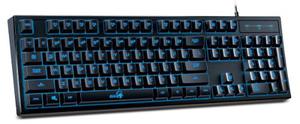 Teclado Genius Gamer Gx Scorpion K6 Retroiluminado Azul Usb