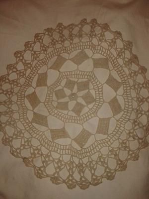 carpeta circular crochet hilo mercerizado 56 cm perfecta