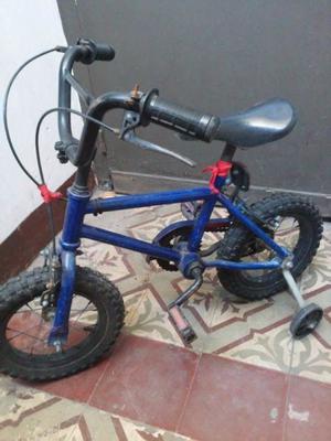 Bicicleta para nene, color azul