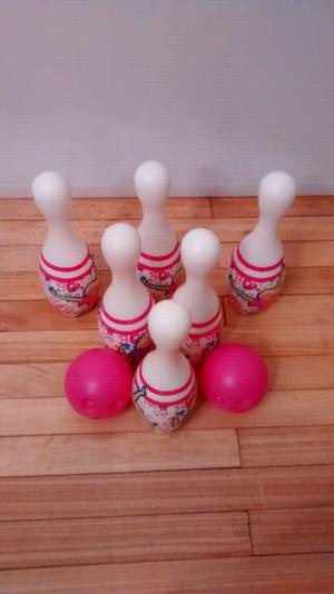 Bowling Infantil Barbie Irrompible plástico (RAMOS MEJIA)