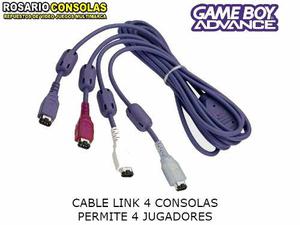 Cable Link 4 Players Game Boy Advance Nuevo Ideal Coleccion