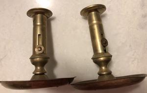 Candelabros de bronce