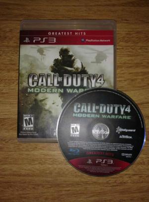 Juego de Ps3 Call of Duty Mw4