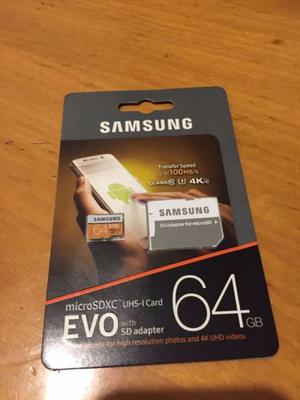 Micro SD Samsung EVO 64 gb