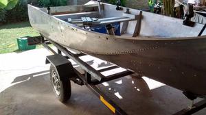 vendo bote de aluminio con motor 6hp 4 t suzuki