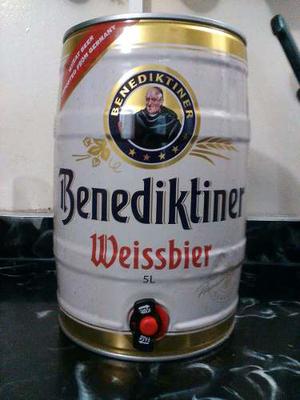 Barril Cerveza Benediktiner Trigo 5l Importada Alemania