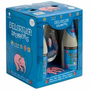 Cerveza 4 Delirium Tremens + Copa Importada Belga,caballito